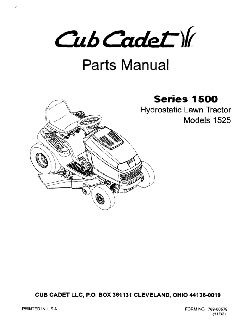 Cub Cadet 1525 parts manual