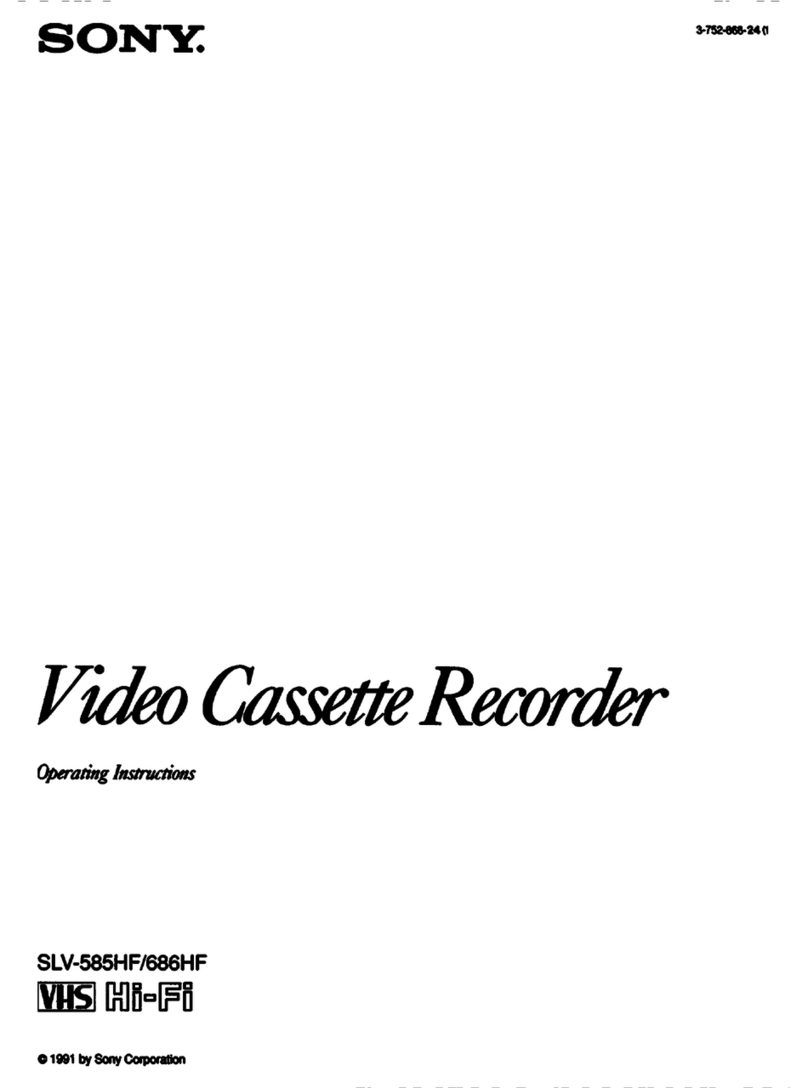 Sony SLV-585HF User manual