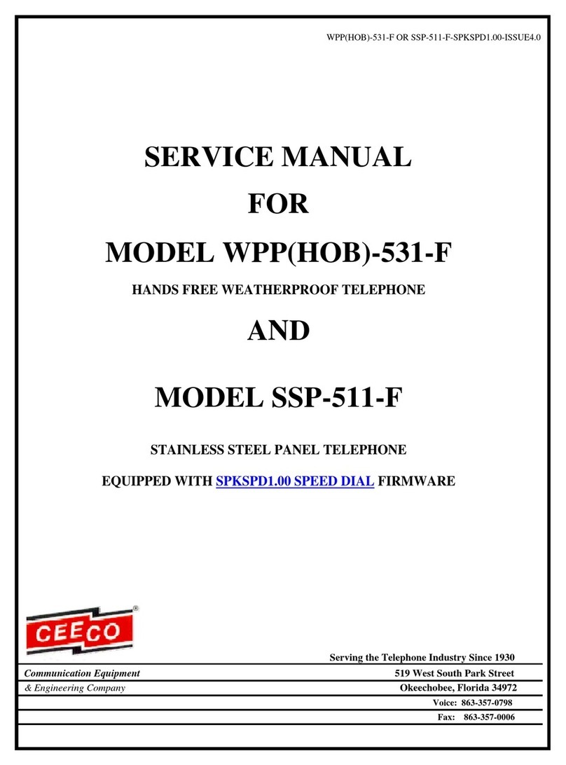 CEECO SSP-511-F User manual