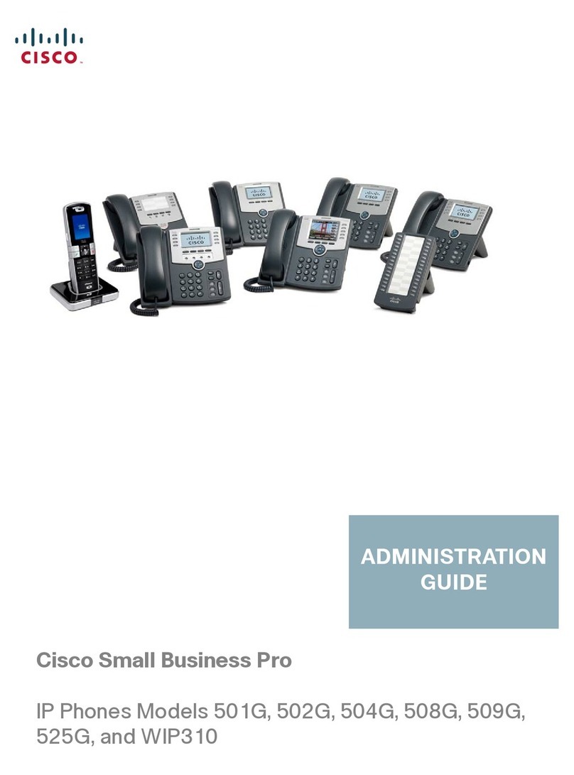 Cisco SPA 501G Instruction Manual