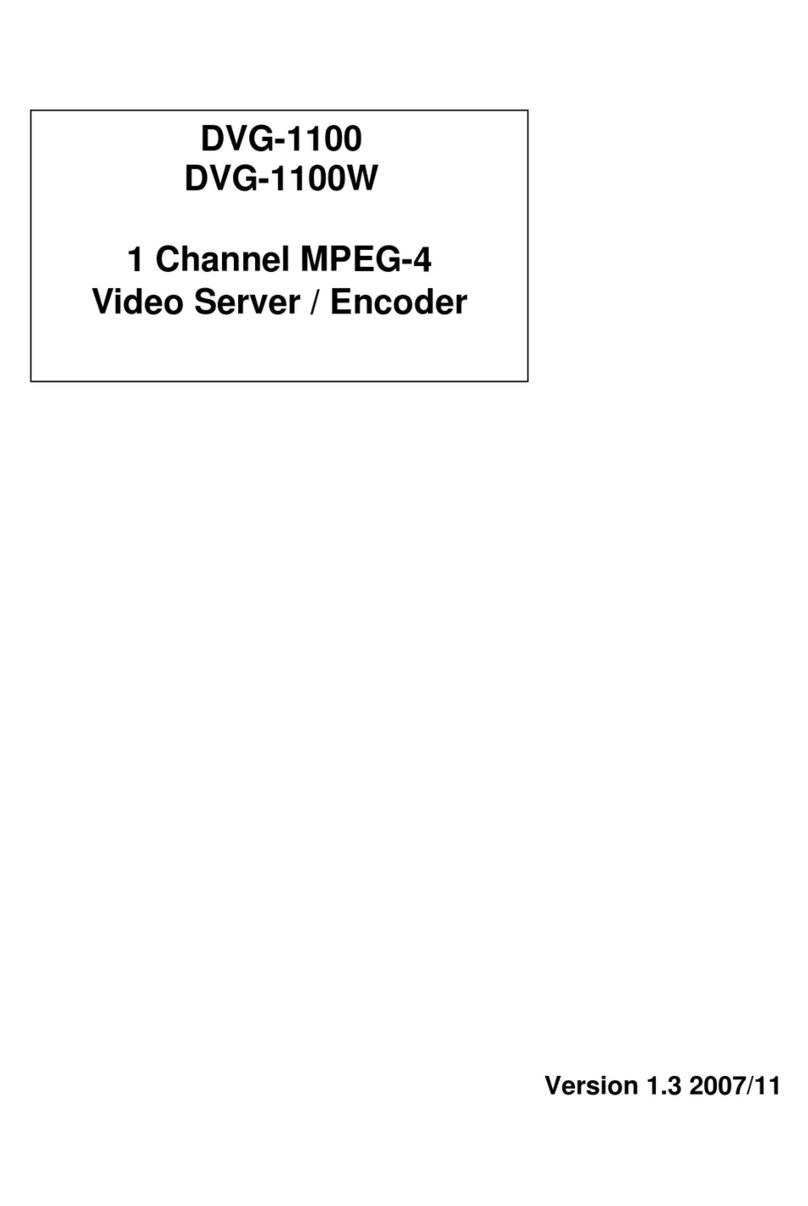Advantech DVG-1100 User manual