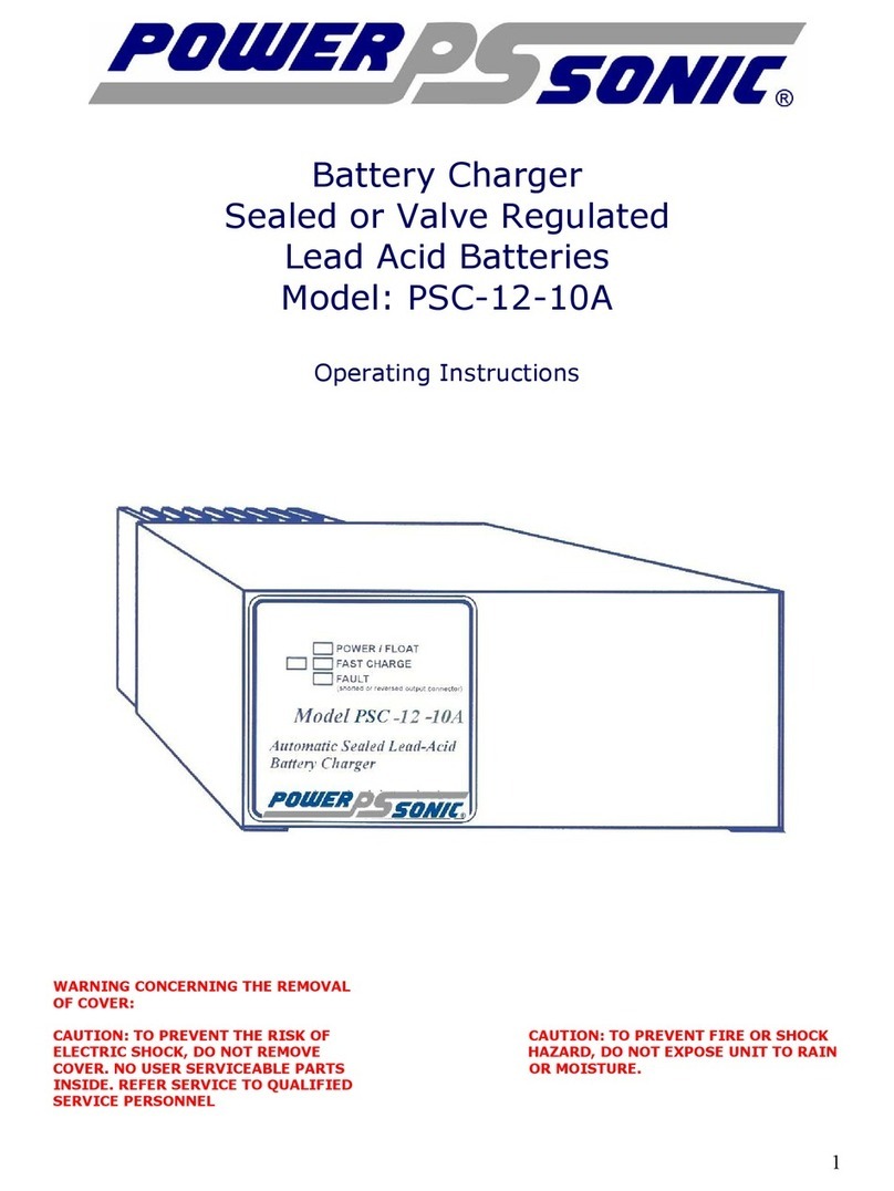 Power-Sonic PSC-12-10A operating instructions Power-Sonic PSC-12-10A operating instructions