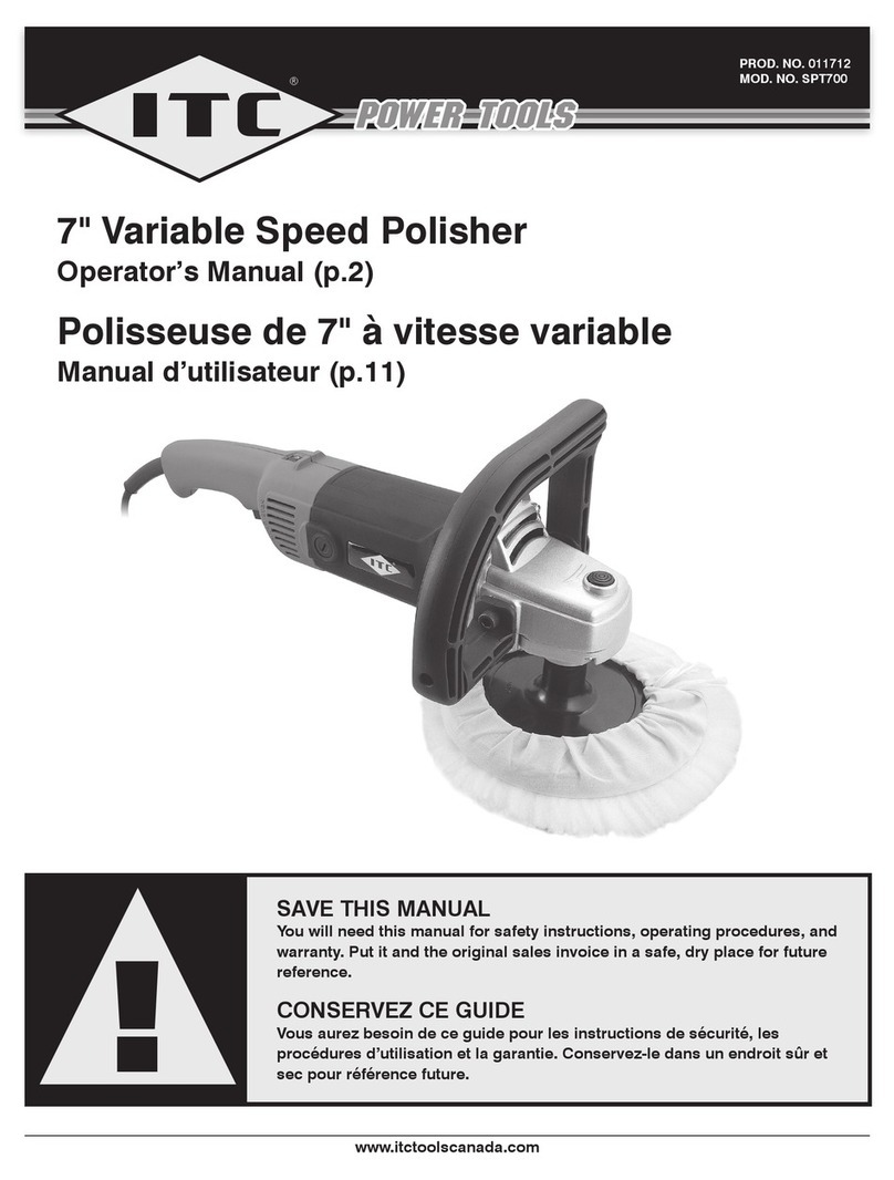 ITC SPT700 Operator's manual