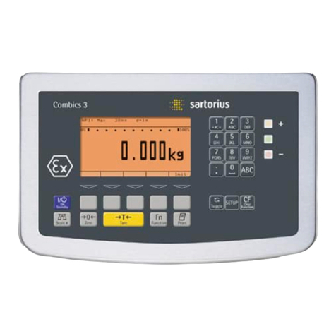 Sartorius CISL3 User manual