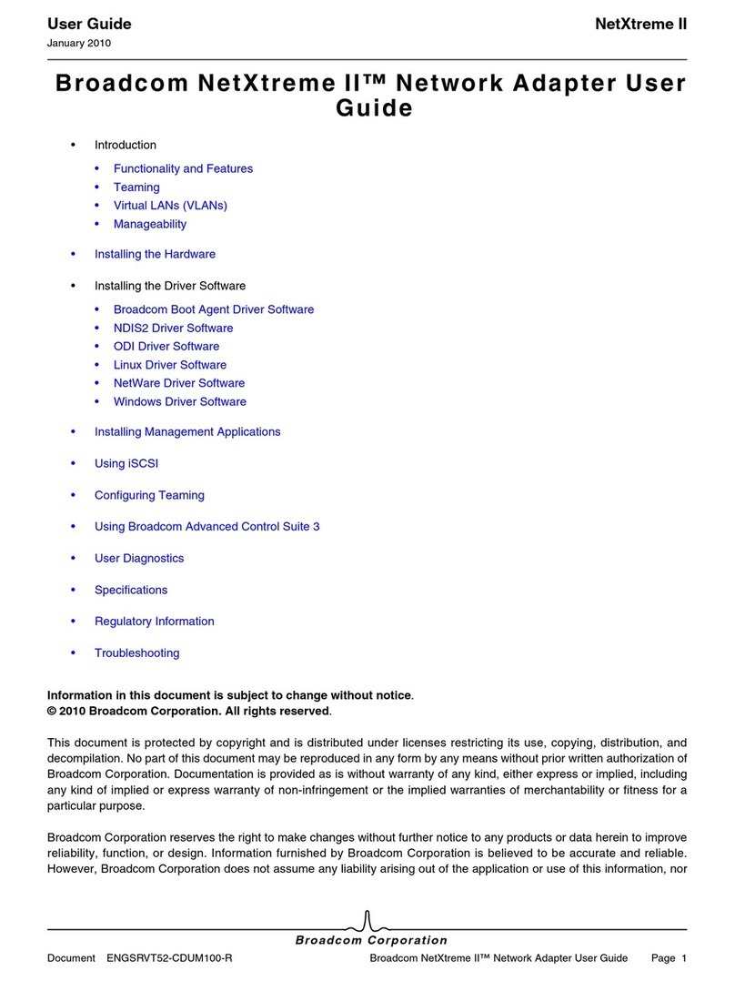 Broadcom NetXtreme II user guide Broadcom NetXtreme II user guide