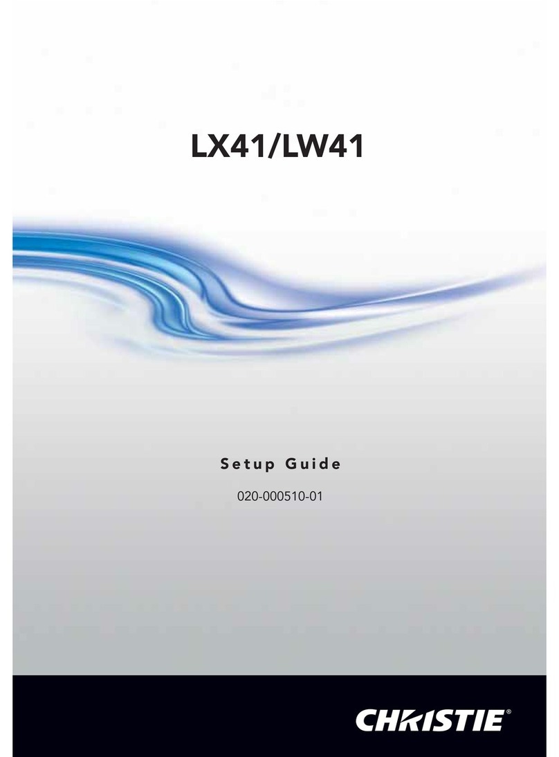 Christie Vivid LX41 User manual