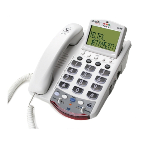 Clarity XL45 User manual