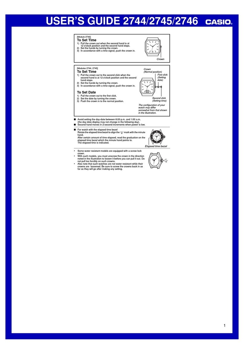 Casio 2744 User manual