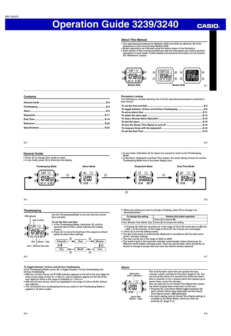 Casio 3239 User manual Casio 3239 User manual