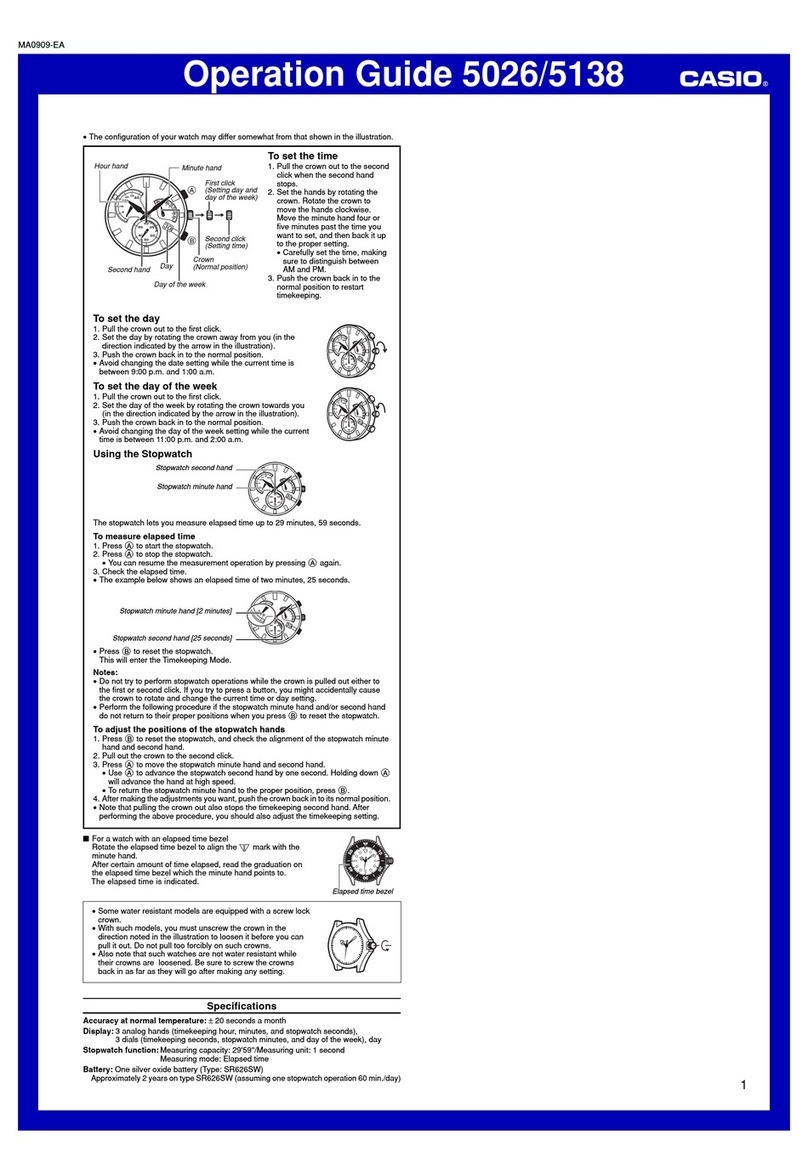Casio 5026 User manual
