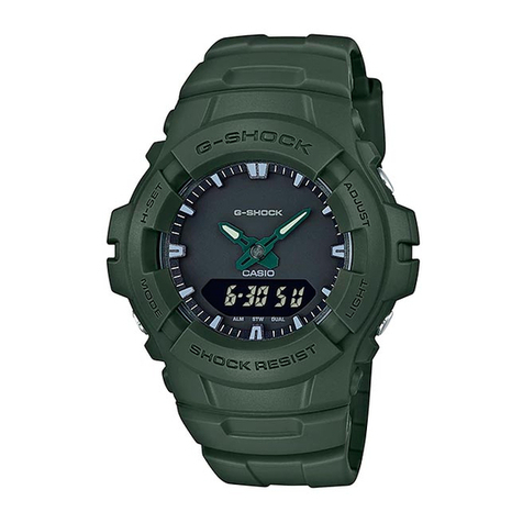 Casio 5158 User manual