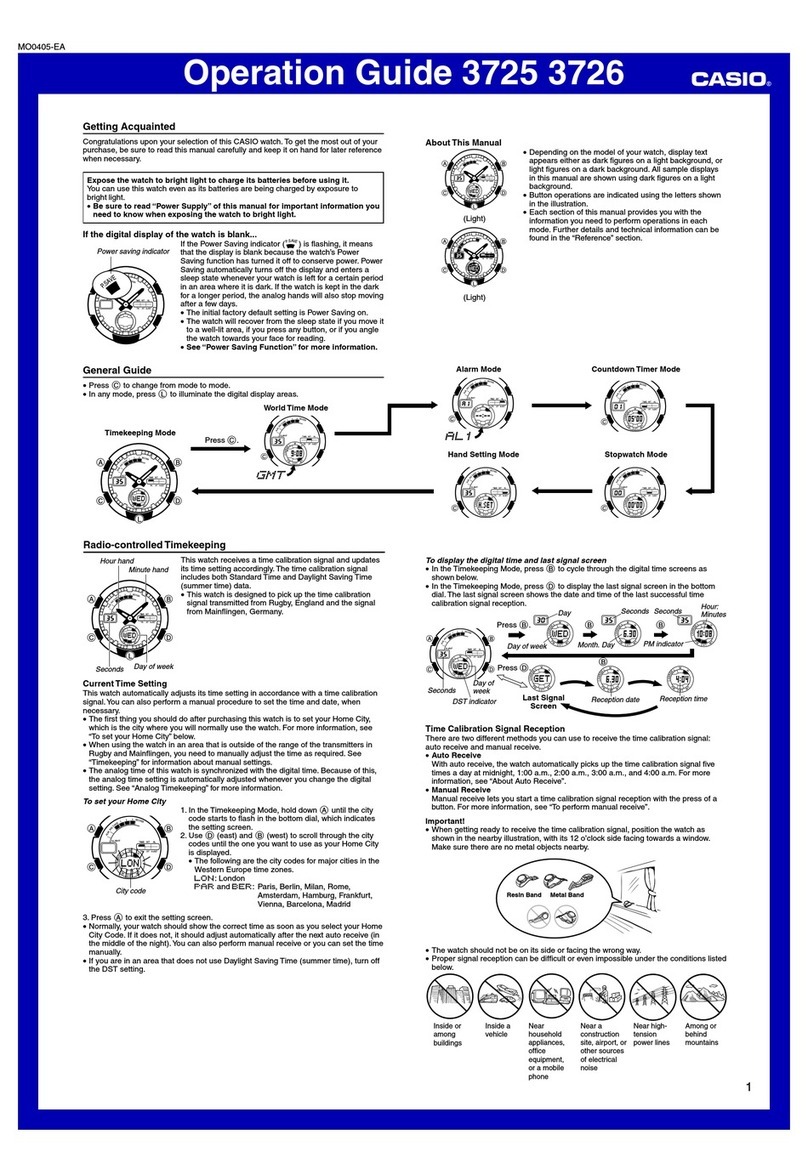 Casio 3725 User manual Casio 3725 User manual