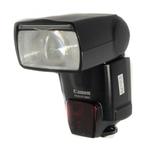 Canon 580EX - Speedlite II - Hot-shoe clip-on... instruction manual