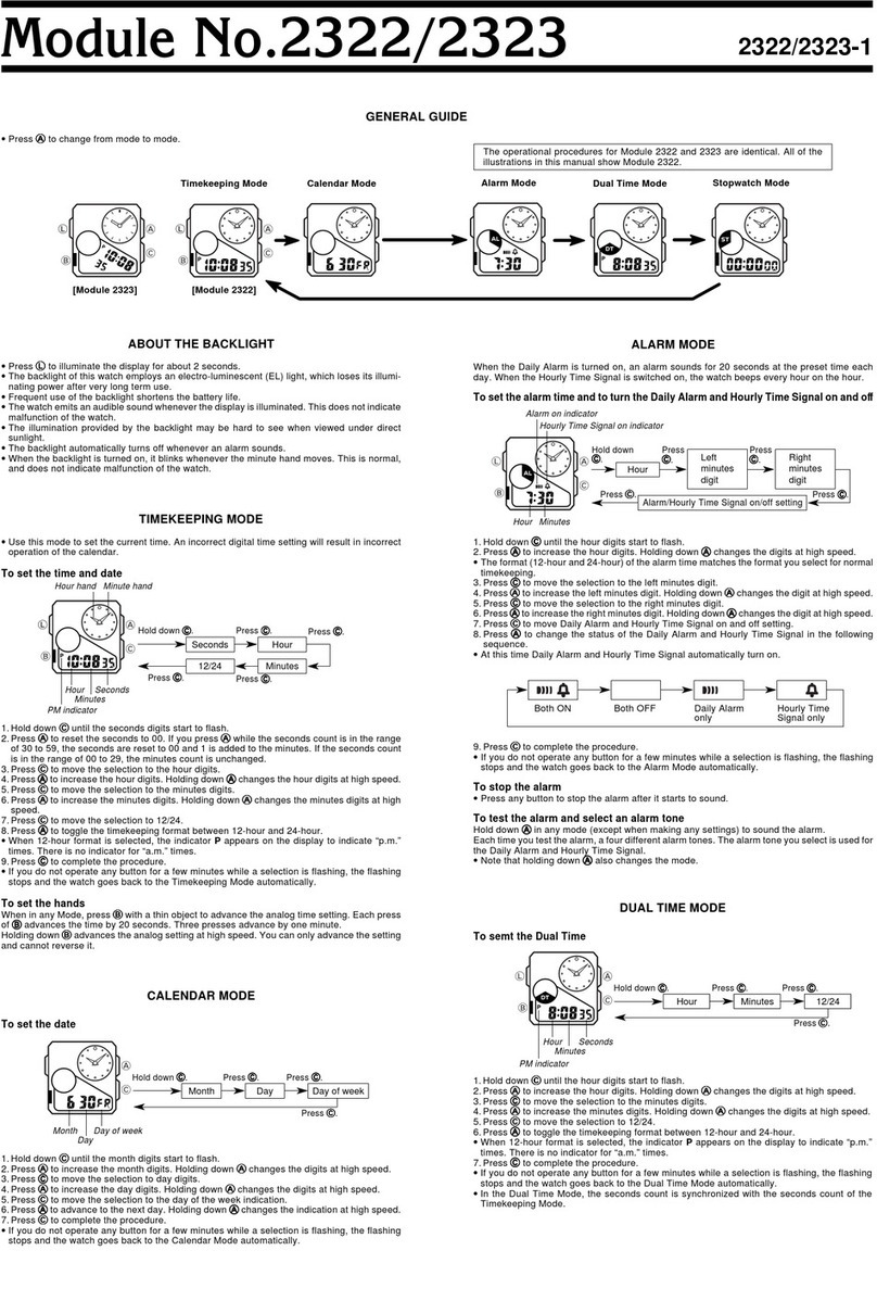 Casio 2322 User manual Casio 2322 User manual