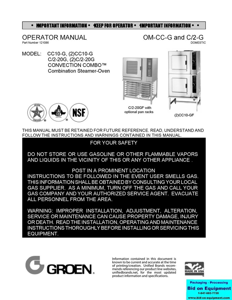 Groen CC10-G C/2-20G User manual