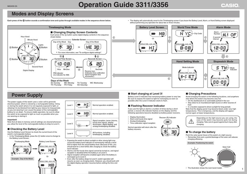 Casio 3311 User manual Casio 3311 User manual