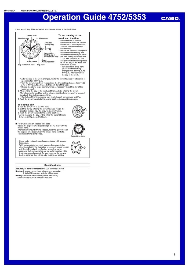 Casio 4752 User manual Casio 4752 User manual