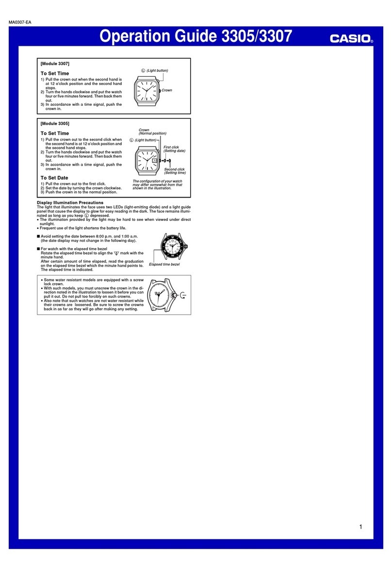 Casio 3305 User manual Casio 3305 User manual