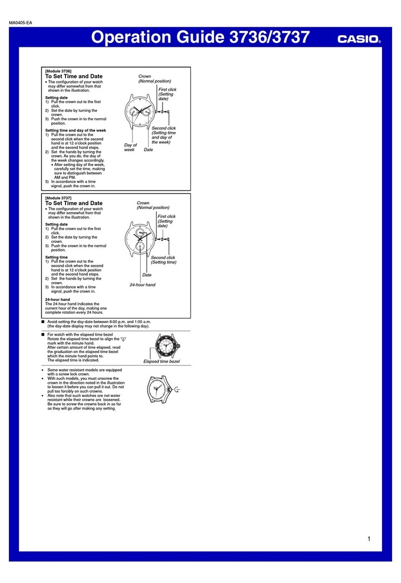 Casio 3736 User manual Casio 3736 User manual