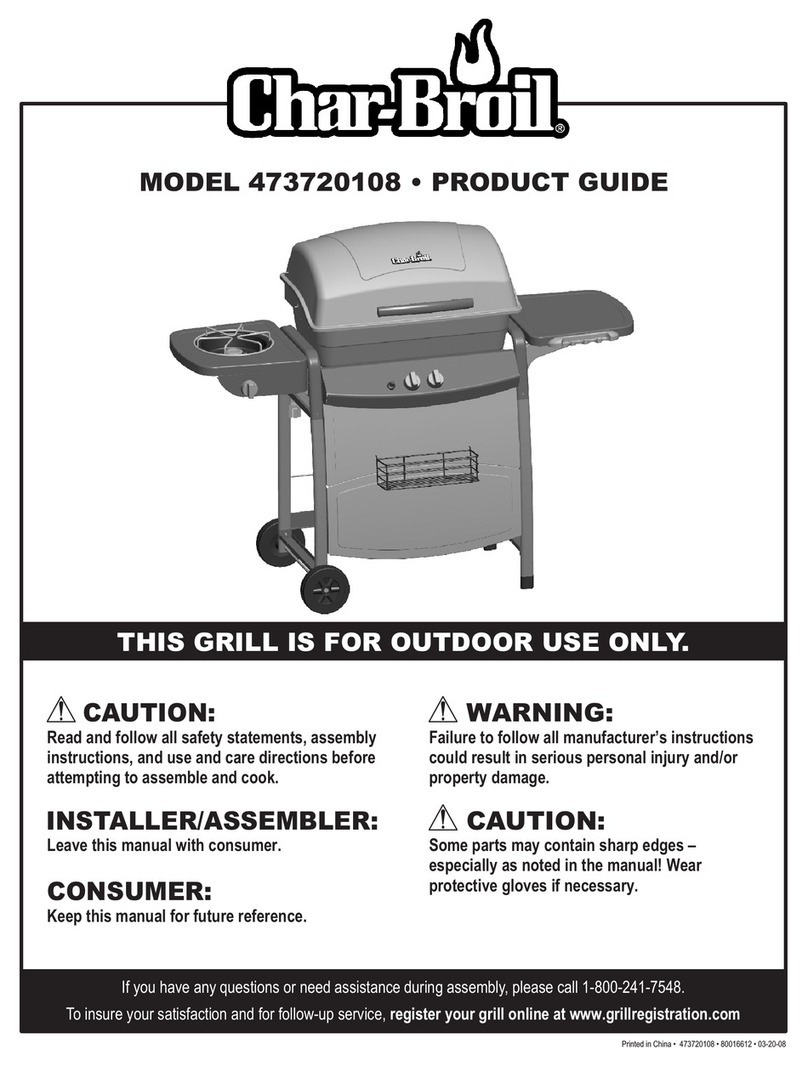 Char-Broil 473720108 Product guide