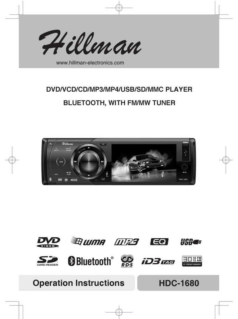 Hillman HDC-1680 Operation instructions