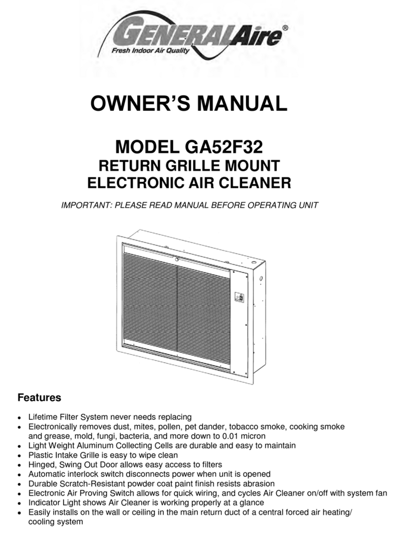 GeneralAire GA52F32 owner's manual
