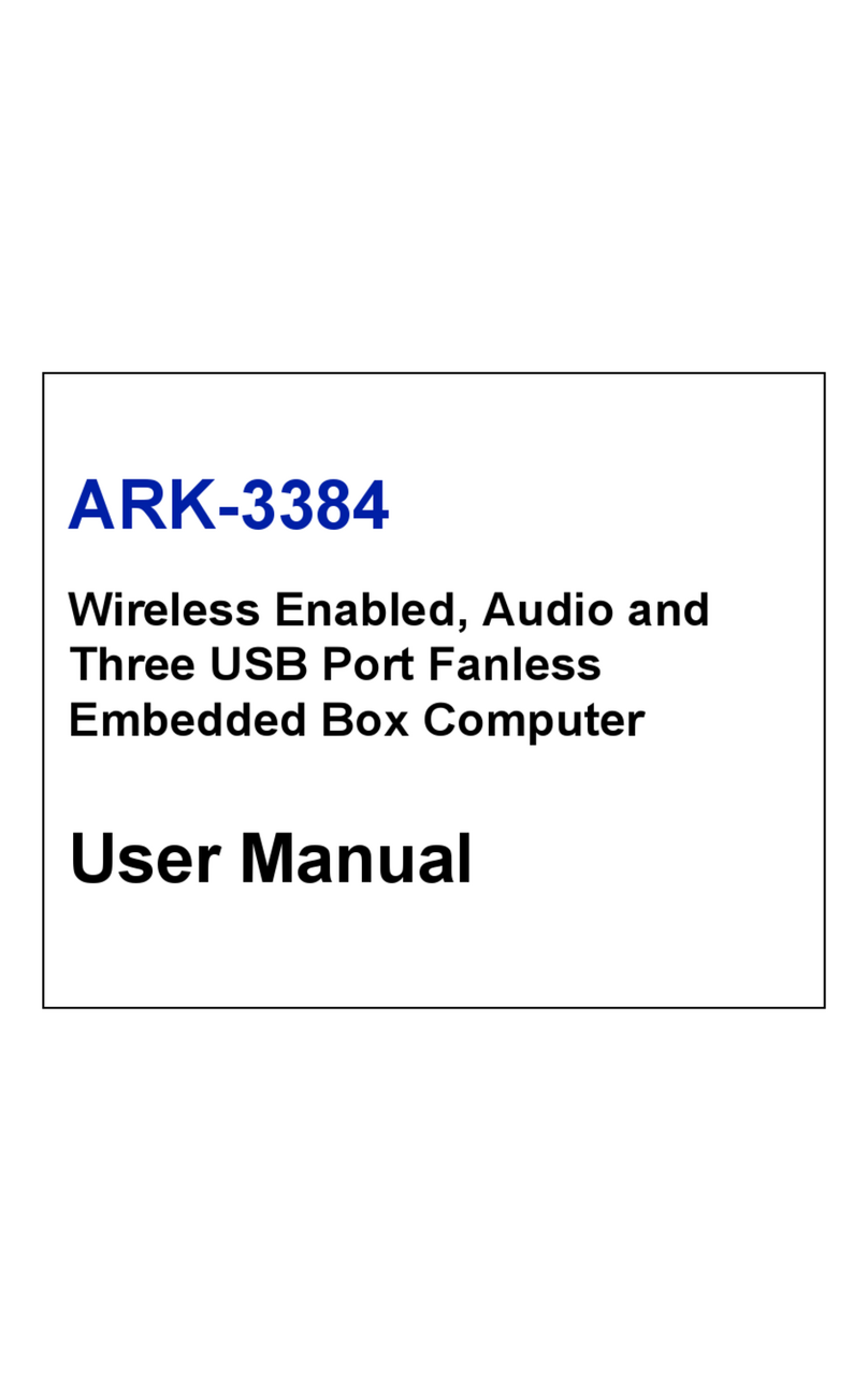 Advantech ARK-3384 Series User manual
