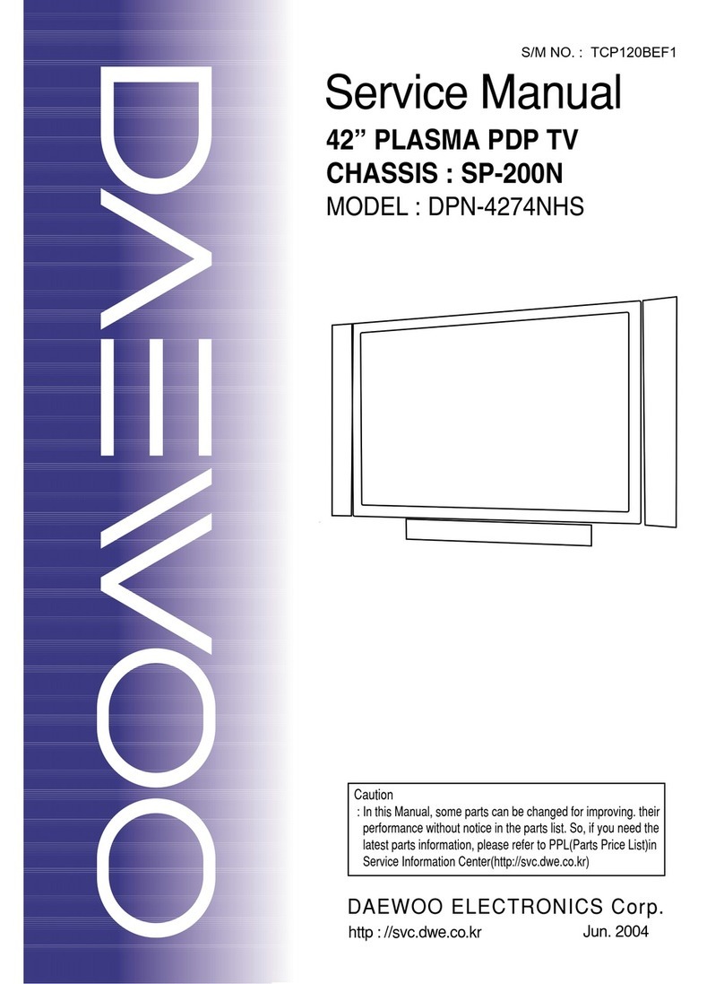 Daewoo DPN-4274NHS User manual
