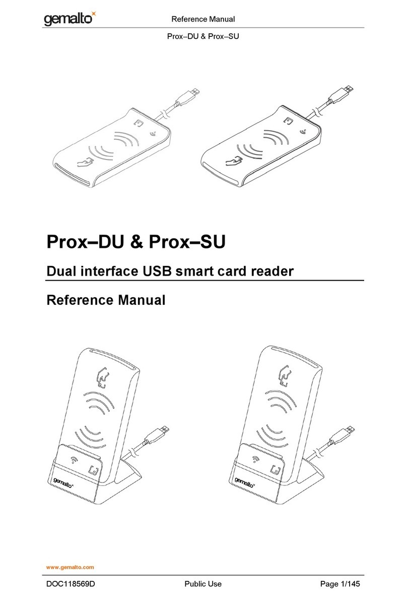Gemalto Prox-DU Reference manual