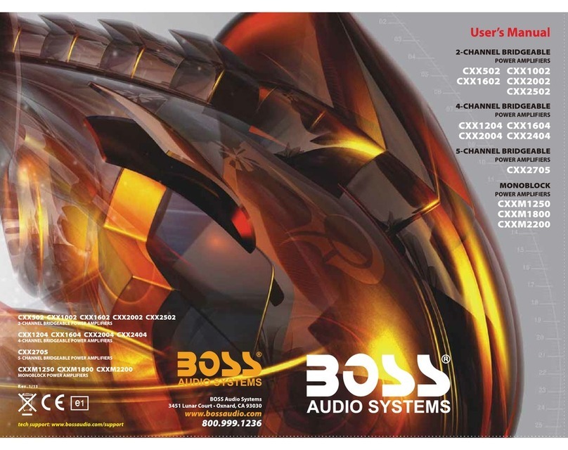 Boss Audio Systems CXX502 user manual