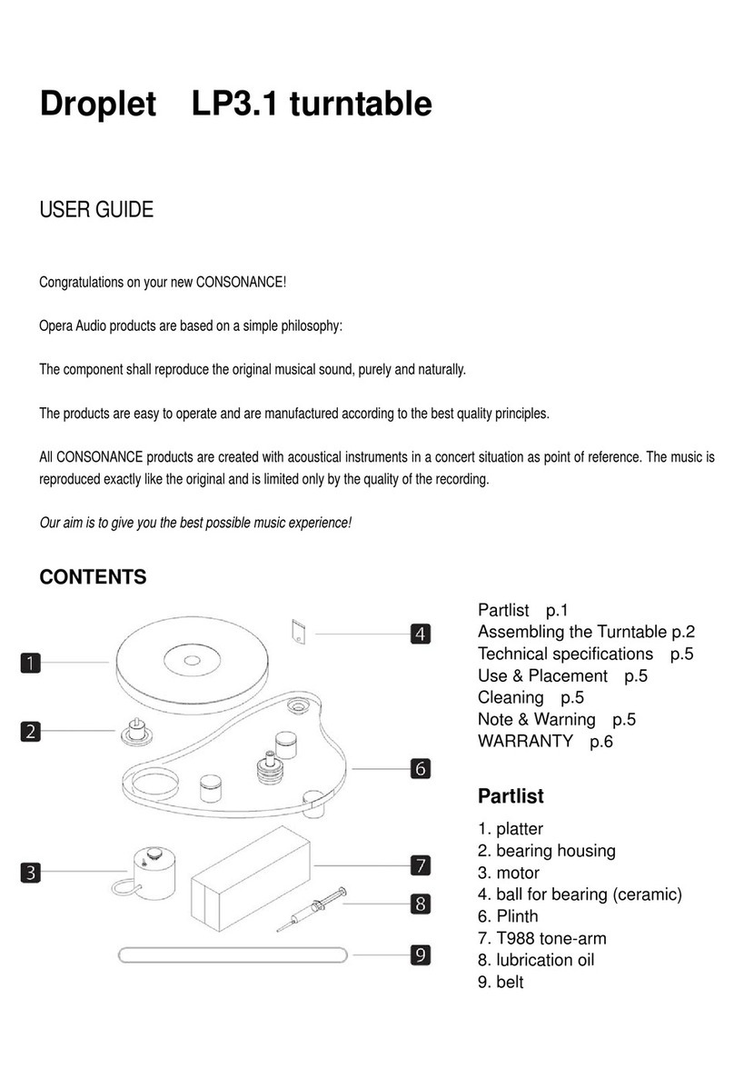 Consonance Droplet LP3.1 user guide