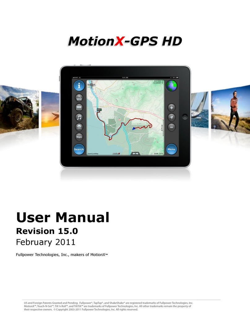 Fullpower MotionX-GPS HD user manual