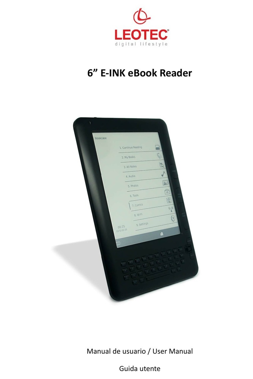 Leotec 6" E?INK User manual