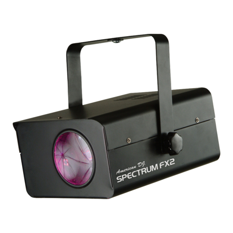 American DJ Spectrum FX2 User manual