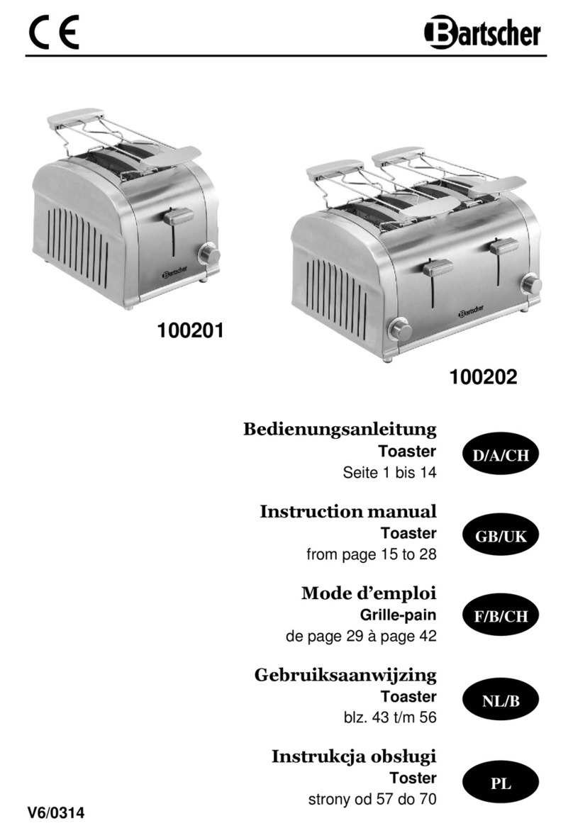 Bartscher 100201 User manual