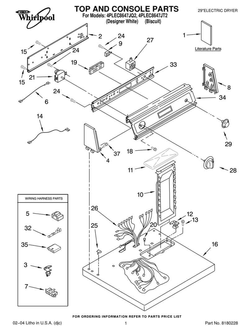 Whirlpool 4PLEC8647JQ2 User manual