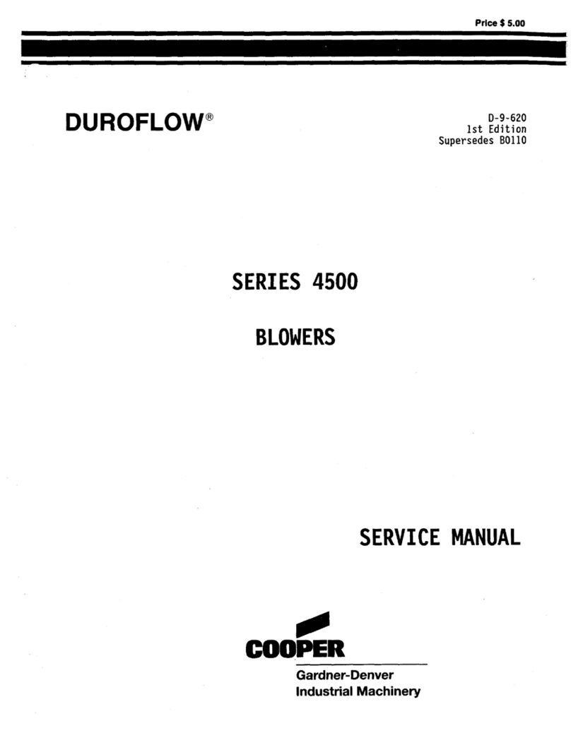 Cooper Duroflow 4500 series User manual