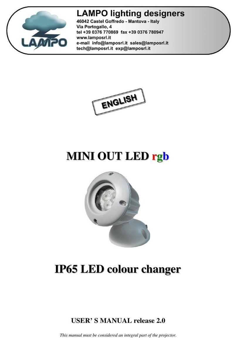 Lampo IP65 user manual