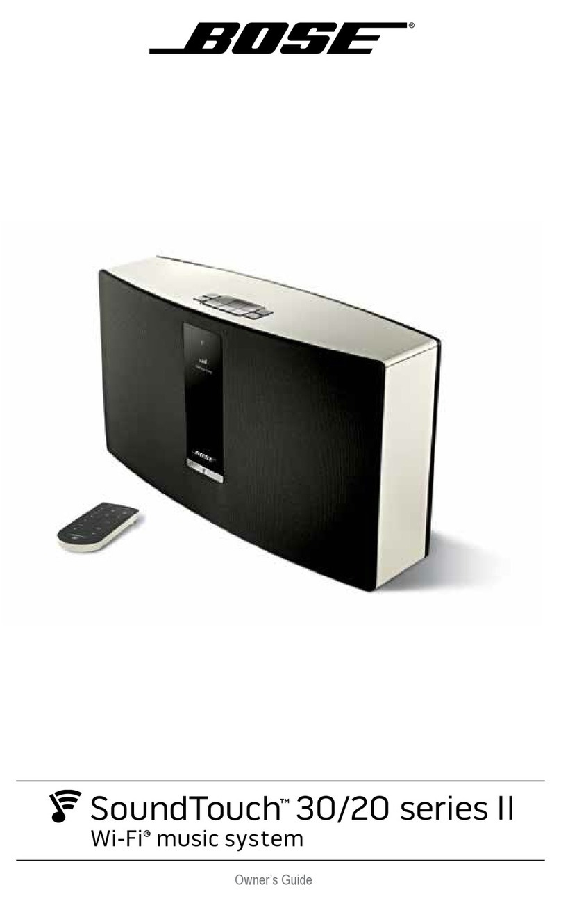 Bose SoundTouch 30 Series User manual