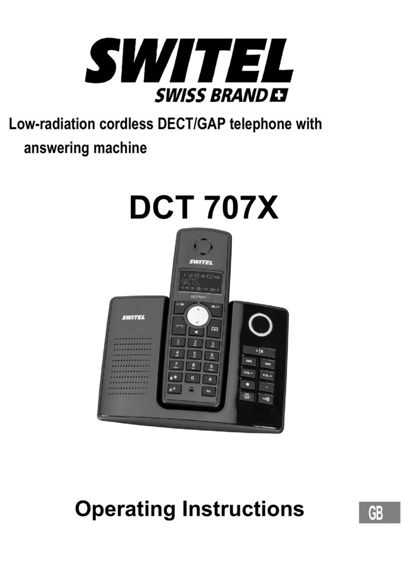switel DCT 707X operating instructions