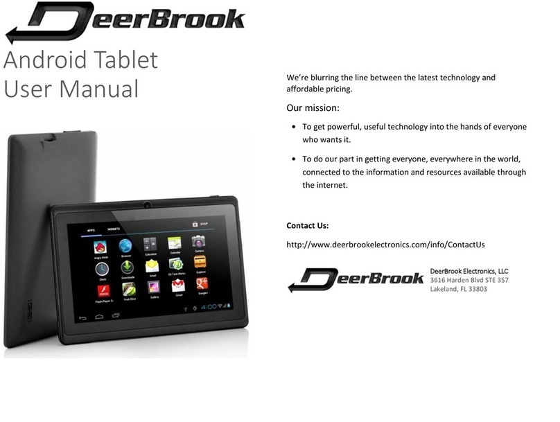 DeerBrook Android Tablet User manual