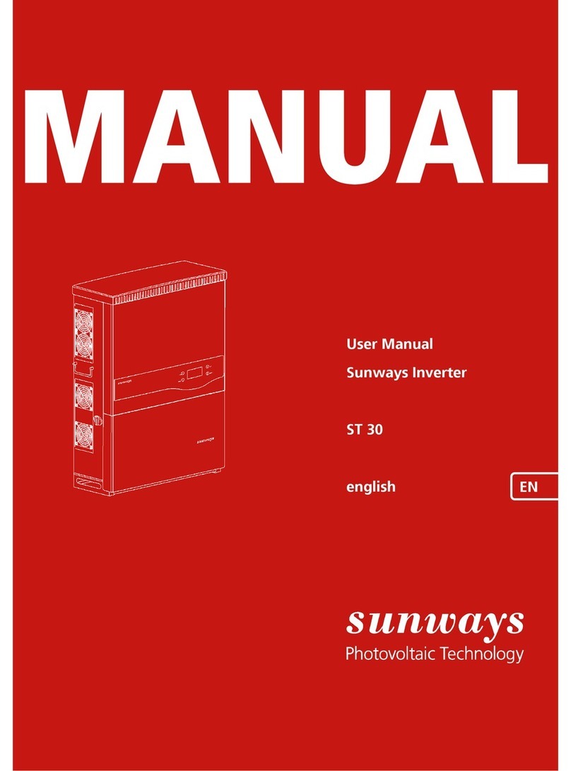 Sunways ST 30 user manual