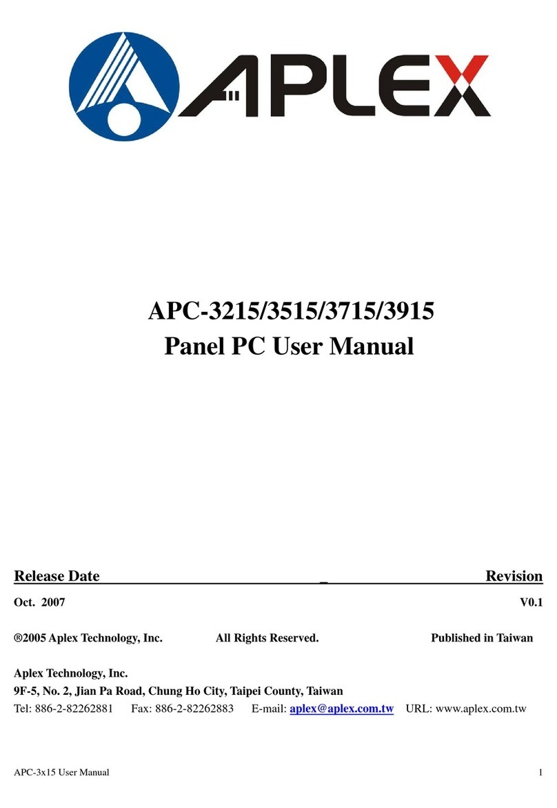 Aplex APC-3215 User manual Aplex APC-3215 User manual