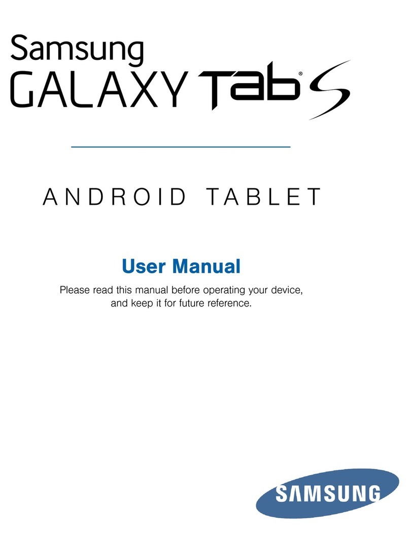 Samsung Galaxy Tab S User manual