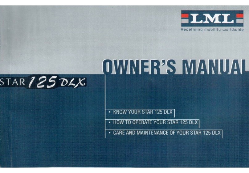 LML STAR 125 DLX owner's manual