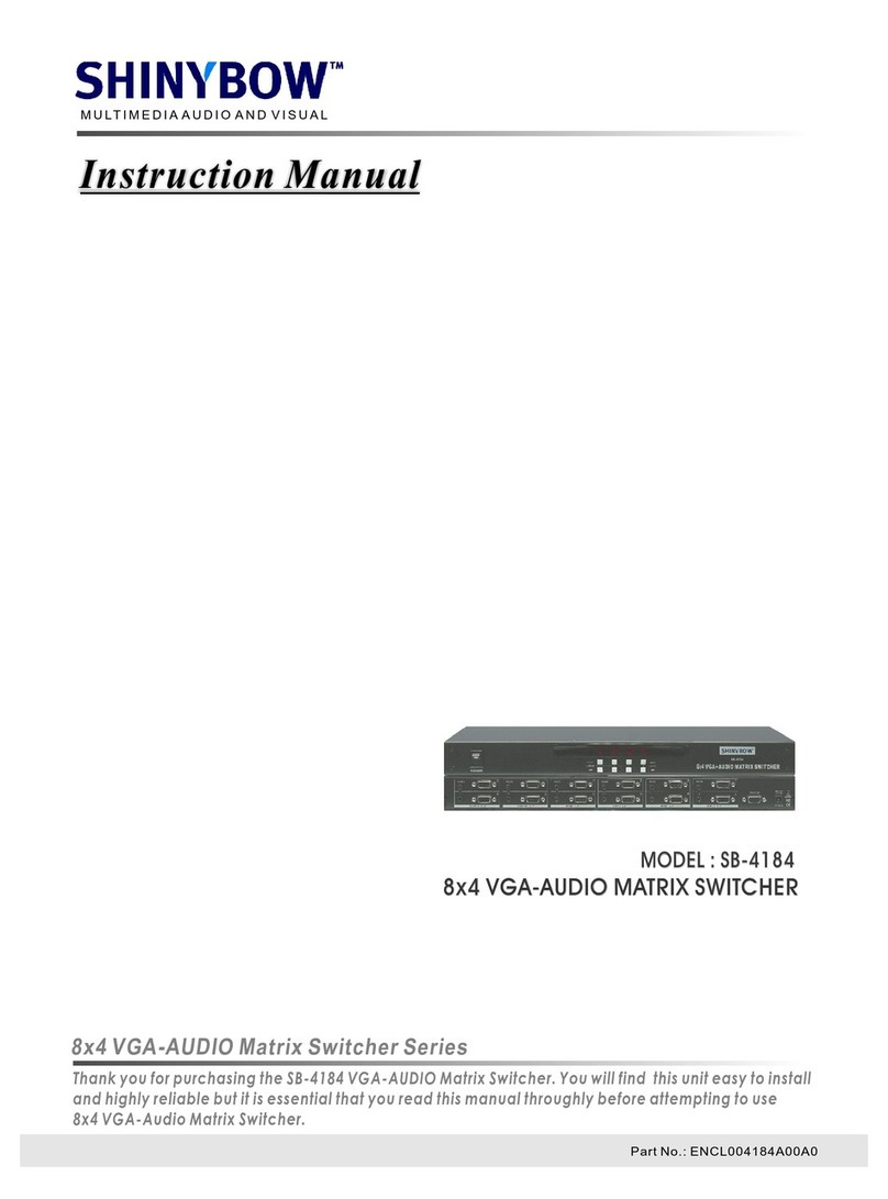 Shinybow USA SB-4184 instruction manual