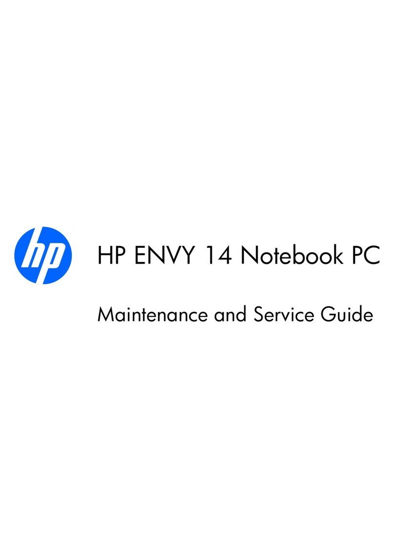 HP ENVY 14 User manual