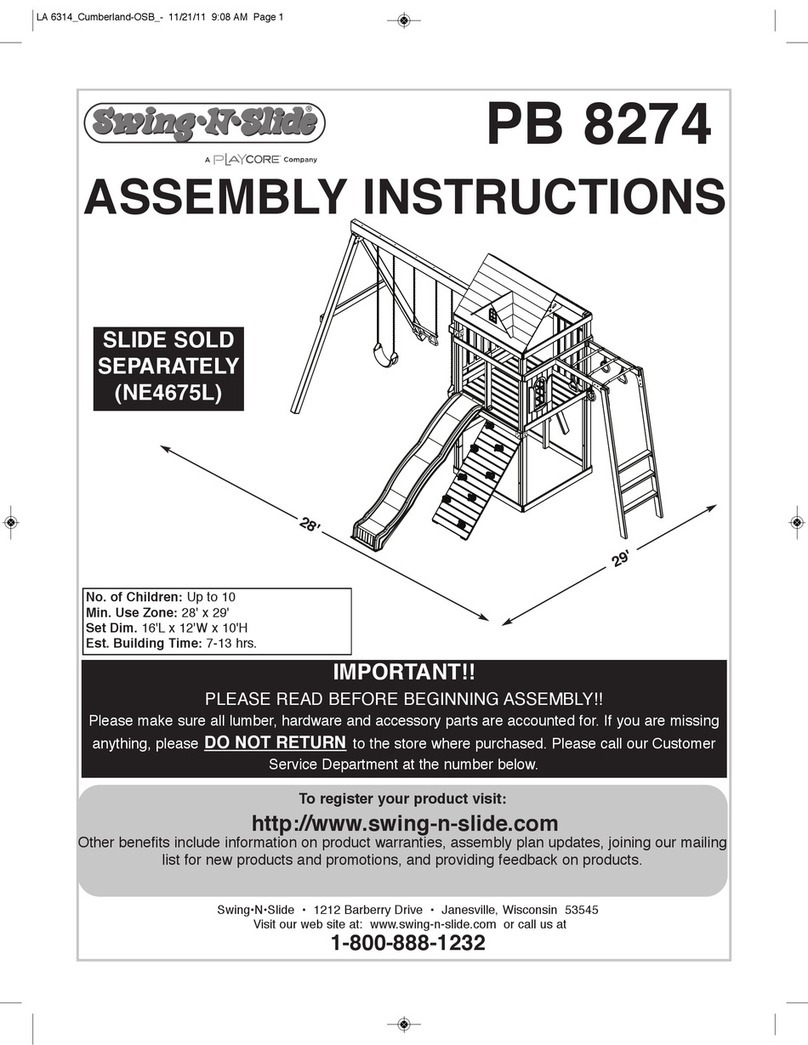 Swing-N-Slide PB 8274 User manual