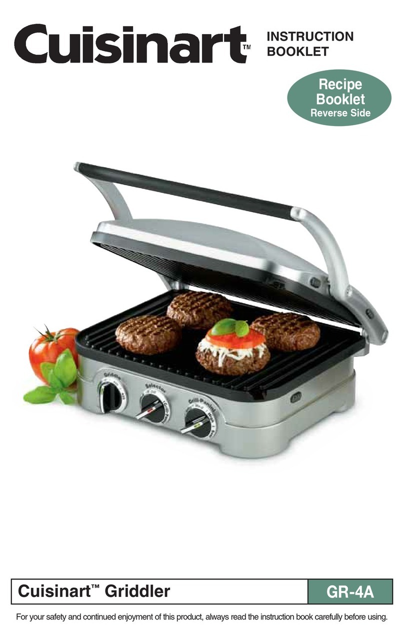 Cuisinart GR-4A User manual