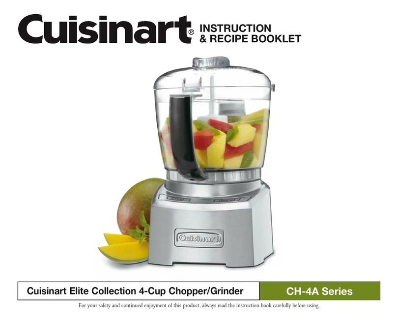 Cuisinart CH-4A Series Operational manual